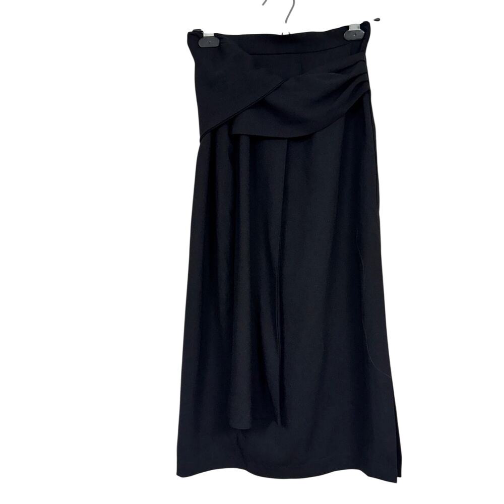 Sndys Revolve Black Wrap Midi Skirt Womens S Classic Preppy Pencil Career